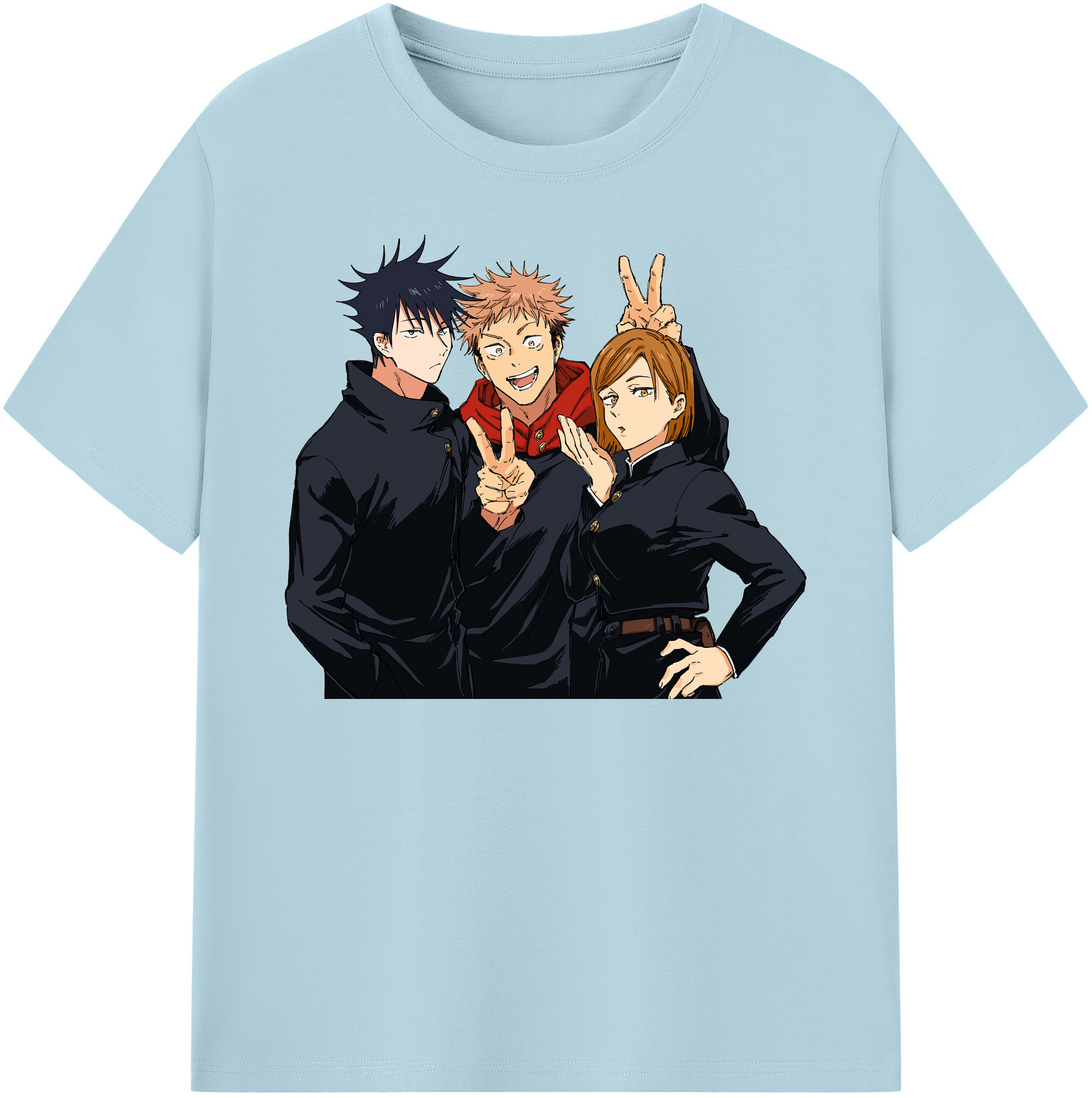 （画像用） 呪術廻戦 Jujutsu Kaisen 綿100％半袖Tシャツ（フロントプリント）